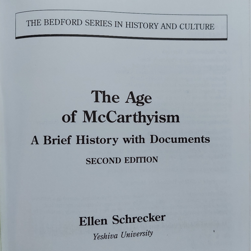 The Age of McCarthyism, Schrecker - Picture 3 of 16